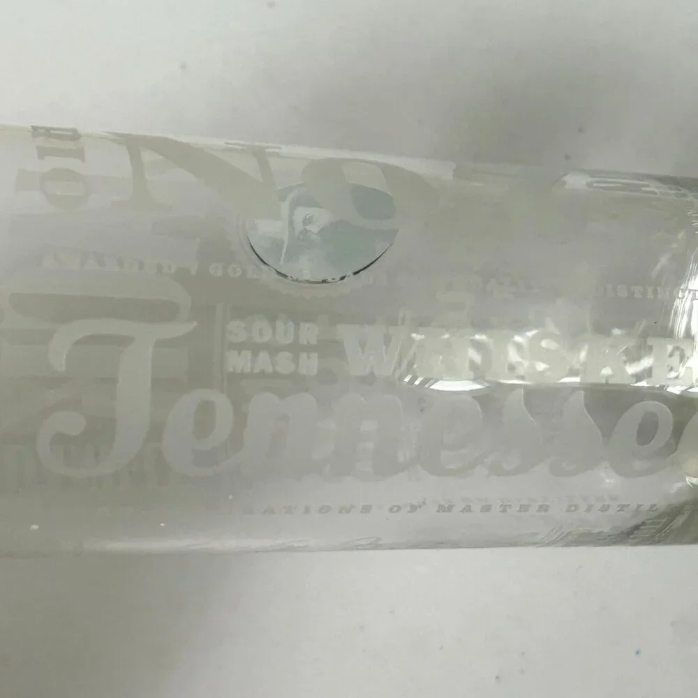 Jack Daniels High Ball Glass Tennessee Whiskey Tall Silver Rim Sour Mash - Picture 4 of 10
